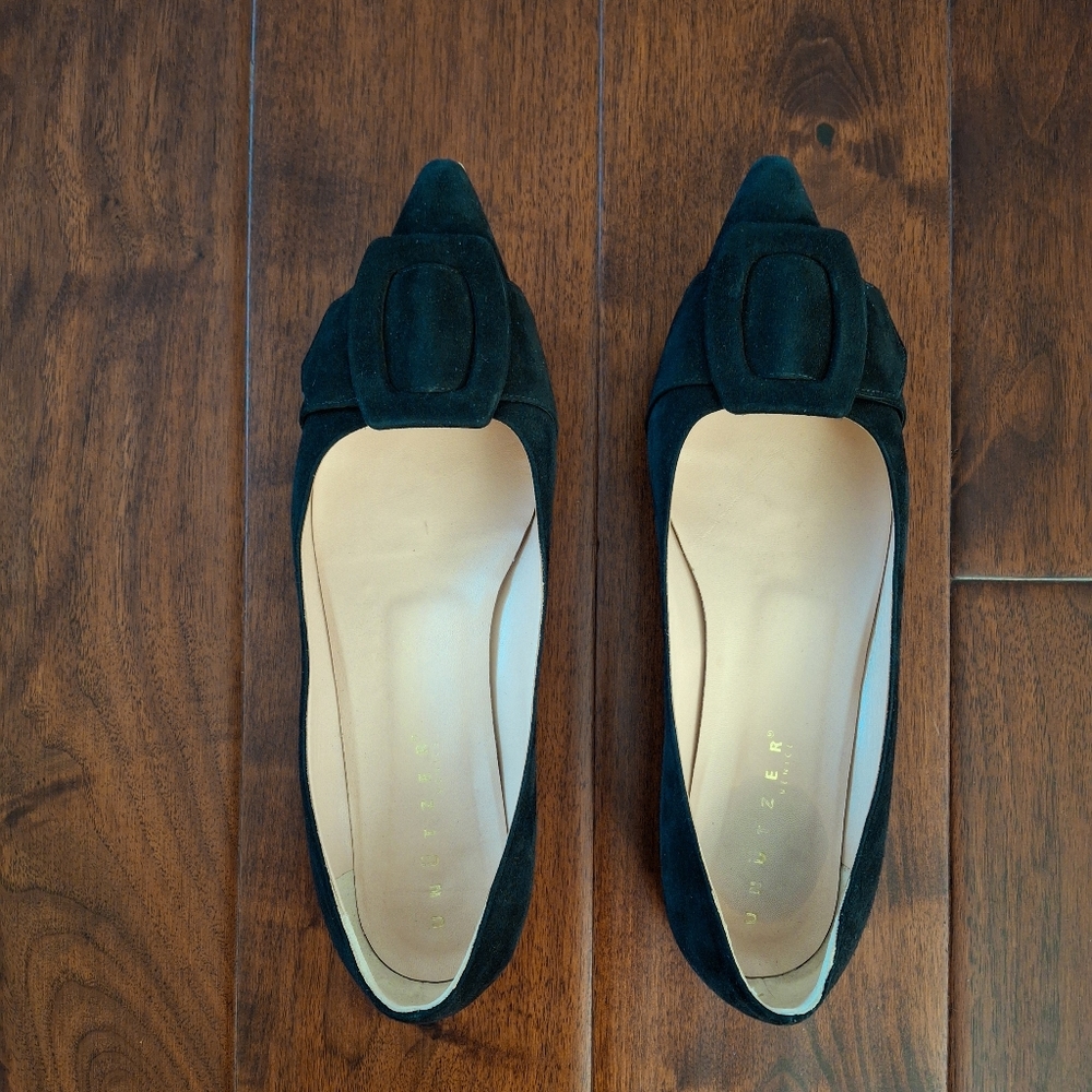 UNÜTZER Ballerinas "CAMOSCIO CEDRO" - black - Size EU 39.5/ US 8.5